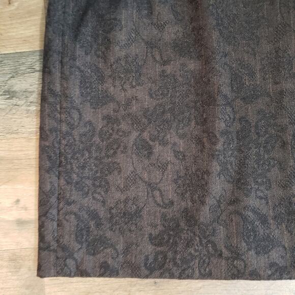 Yansi Fugel Skirt Womens Paisley High Waist Pencil Midi Career Corpcore Size 2 - Picture 4 of 12